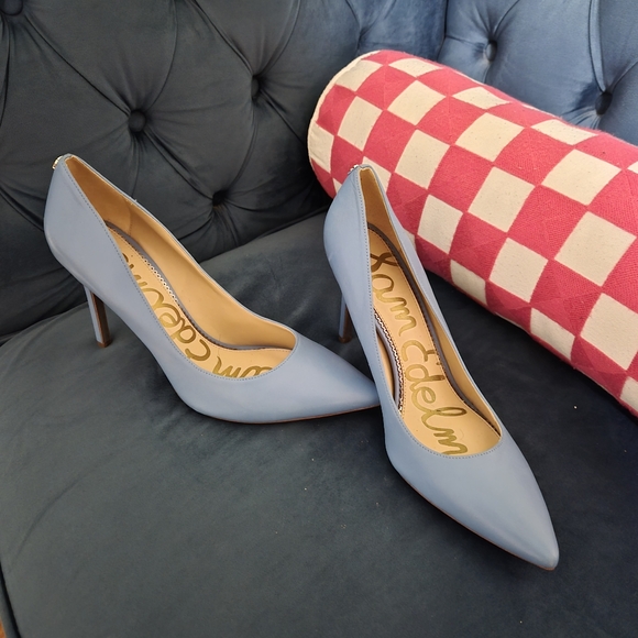 Sam Edelman Light Blue Heels - Picture 1 of 5